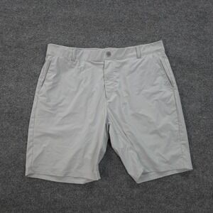 Johnnie O Shorts Mens 40 Grey Quarry Fusion Performance‎ Gym Beach Golf Prep